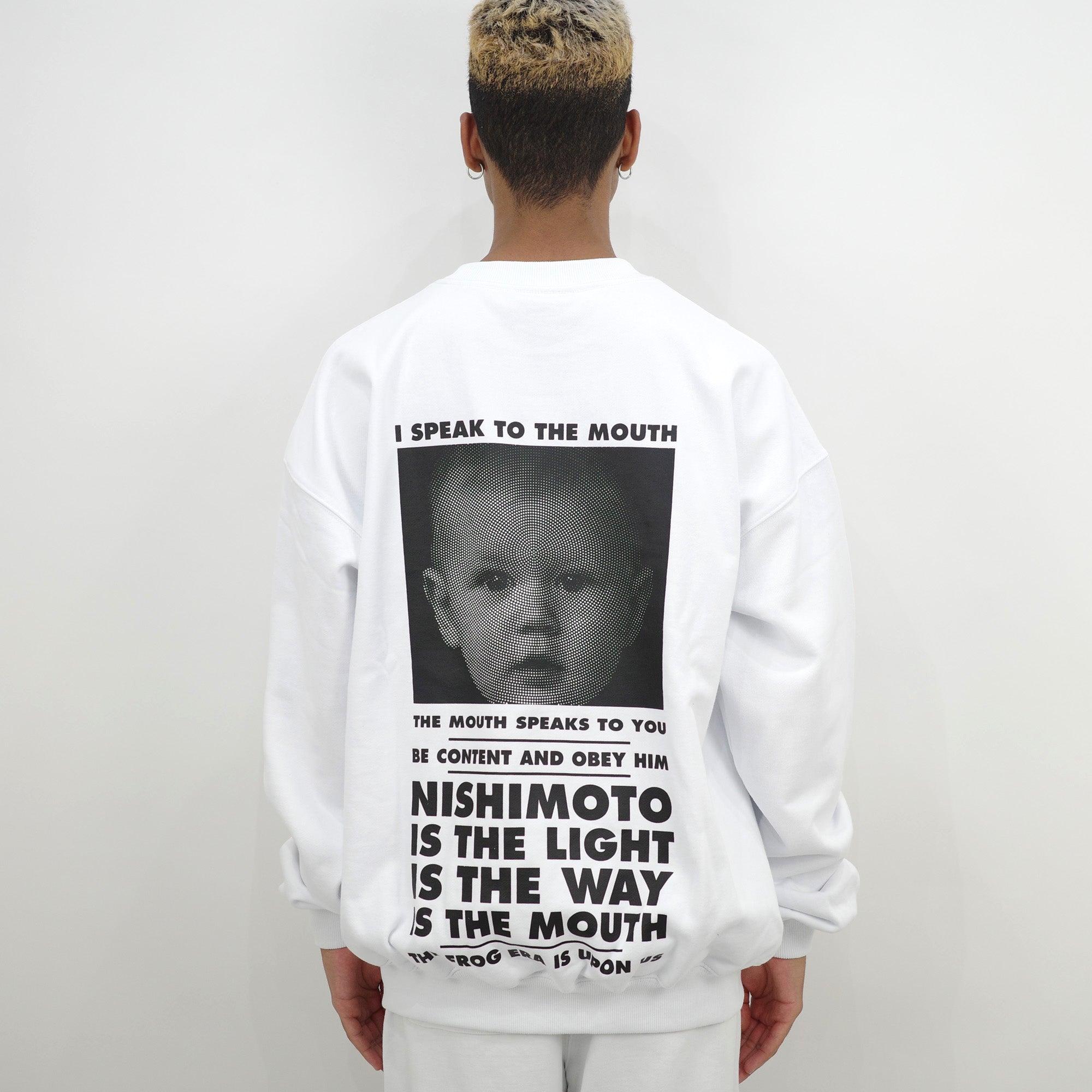 NISHIMOTO IS THE MOUTH CLASSIC SWEAT SHIRTS NIM-L14C WHITE