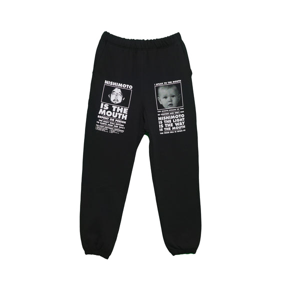 NISHIMOTO IS THE MOUTH SWEAT PANTS NIM-L15CM BLACK