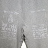 NISHIMOTO IS THE MOUTH SWEAT PANTS NIM-L15CM LIGHT HEATHER GRAY
