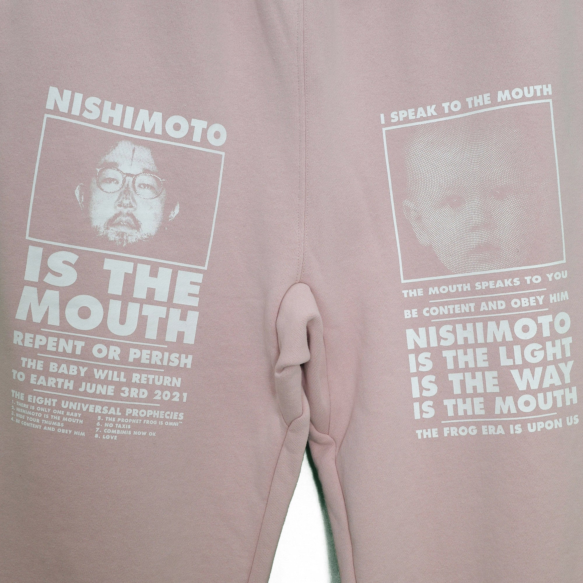 NISHIMOTO IS THE MOUTH SWEAT PANTS NIM-L15CM SMOKE PINK