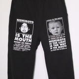 [Scheduled for delivery in mid-August] NISHIMOTO IS THE MOUTH CLASSIC SWEAT PANTS NIM-L15CN BLACK