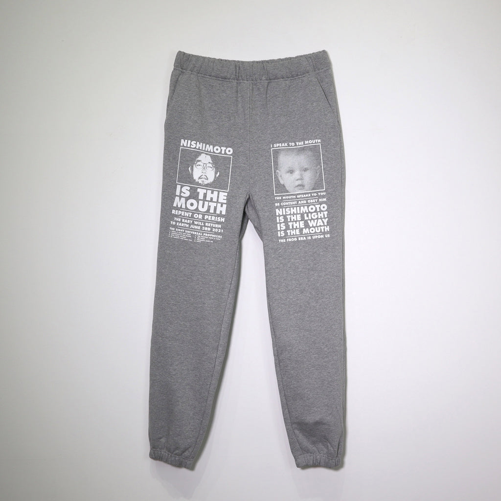 NISHIMOTO IS THE MOUTH NEW CLASSIC SWEAT PANTS NIM-L15CN GREY