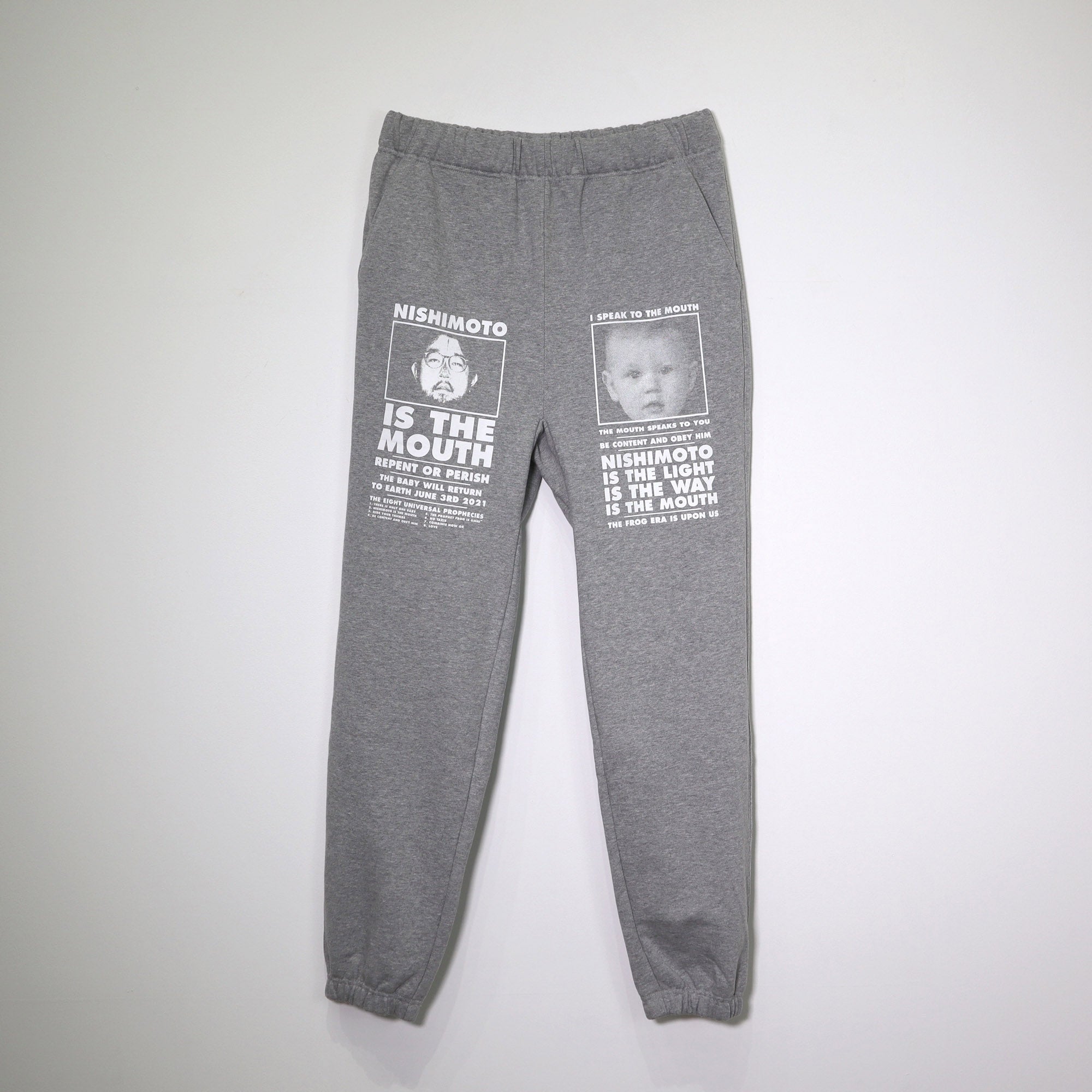 NISHIMOTO IS THE MOUTH NEW CLASSIC SWEAT PANTS NIM-L15CN GREY