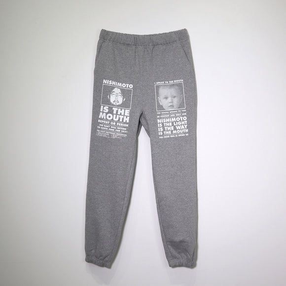 [Scheduled for delivery in mid-August] NISHIMOTO IS THE MOUTH CLASSIC SWEAT PANTS NIM-L15CN GREY