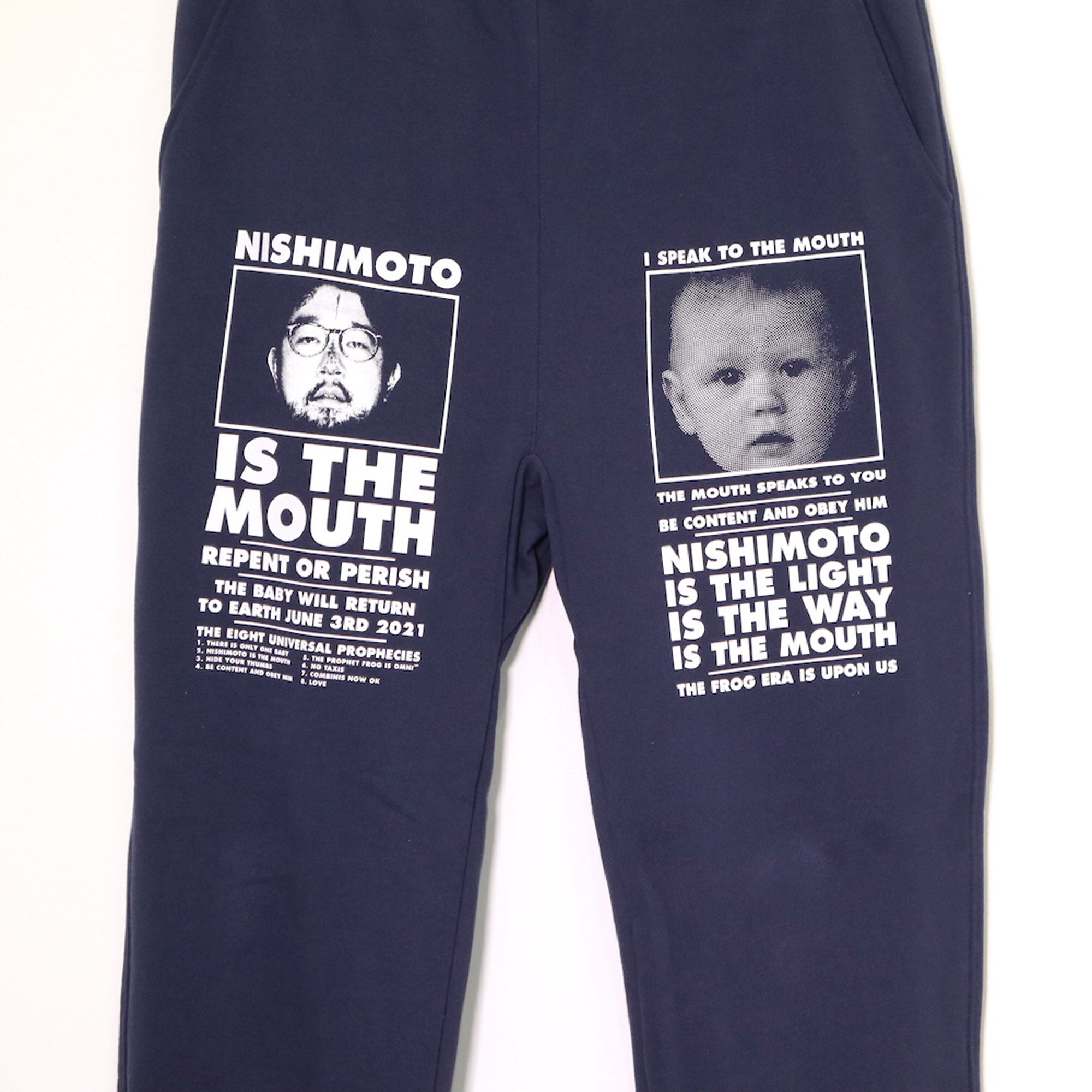 NISHIMOTO IS THE MOUTH NEW CLASSIC SWEAT PANTS NIM-L15CN NAVY