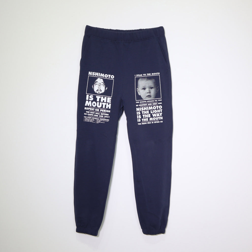 NISHIMOTO IS THE MOUTH NEW CLASSIC SWEAT PANTS NIM-L15CN NAVY