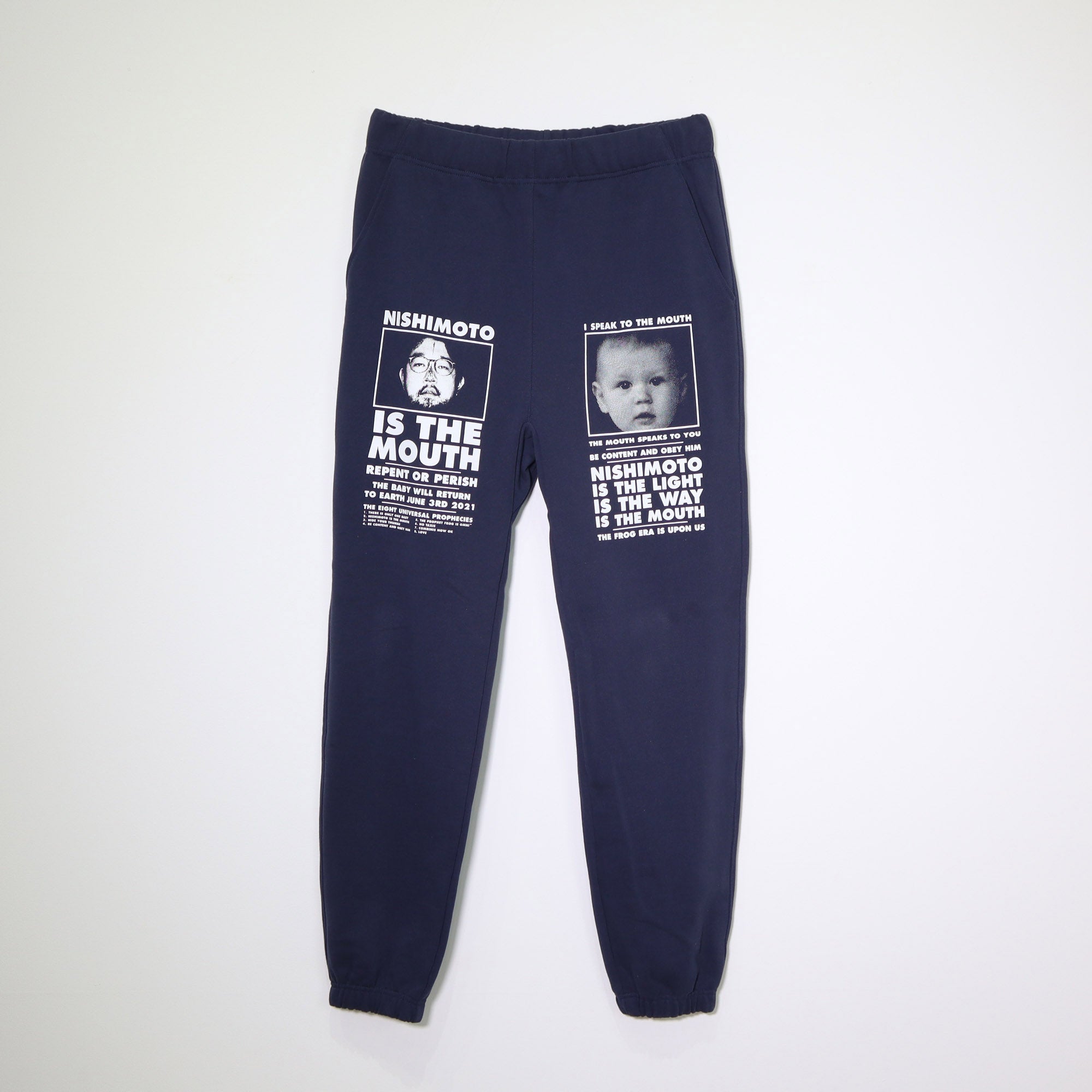 NISHIMOTO IS THE MOUTH NEW CLASSIC SWEAT PANTS NIM-L15CN NAVY