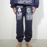 [Scheduled for delivery in mid-August] NISHIMOTO IS THE MOUTH CLASSIC SWEAT PANTS NIM-L15CN NAVY