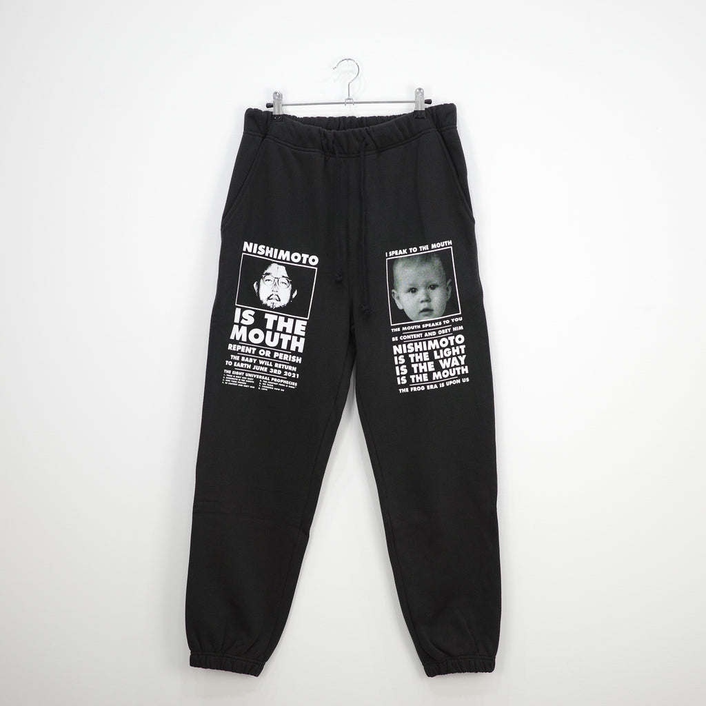NISHIMOTO IS THE MOUTH CLASSIC SWEAT PANTS NIM-L15C BLACK