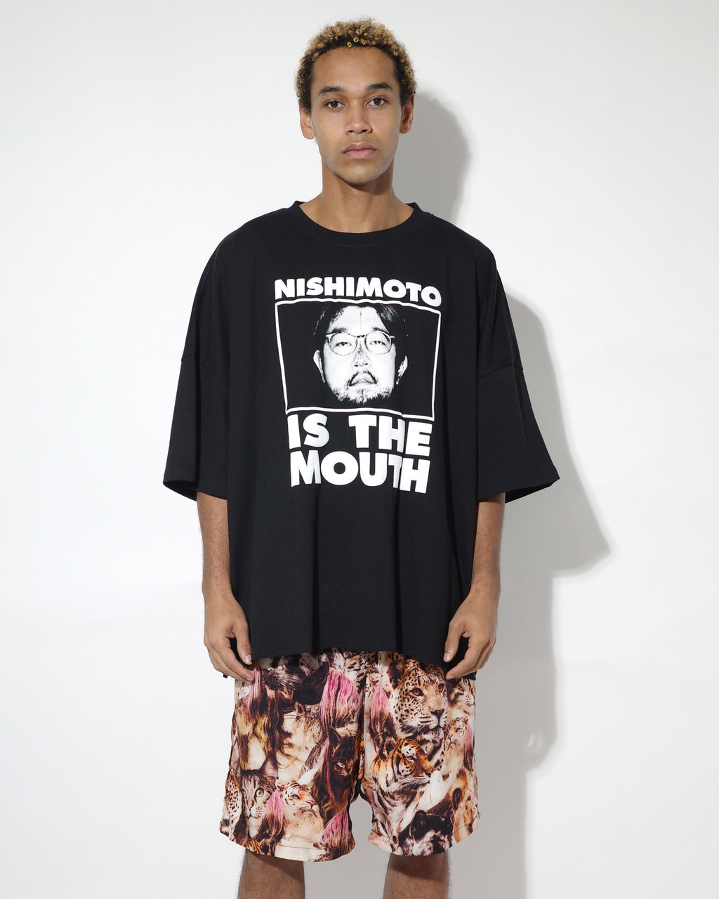 NISHIMOTO IS THE MOUTH WIDE S/S TEE NIM-LWD11C BLACK
