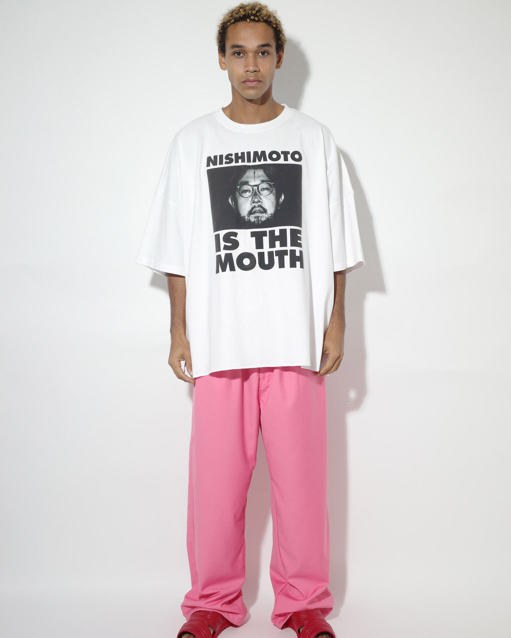 NISHIMOTO IS THE MOUTH WIDE S/S TEE NIM-LWD11C WHITE