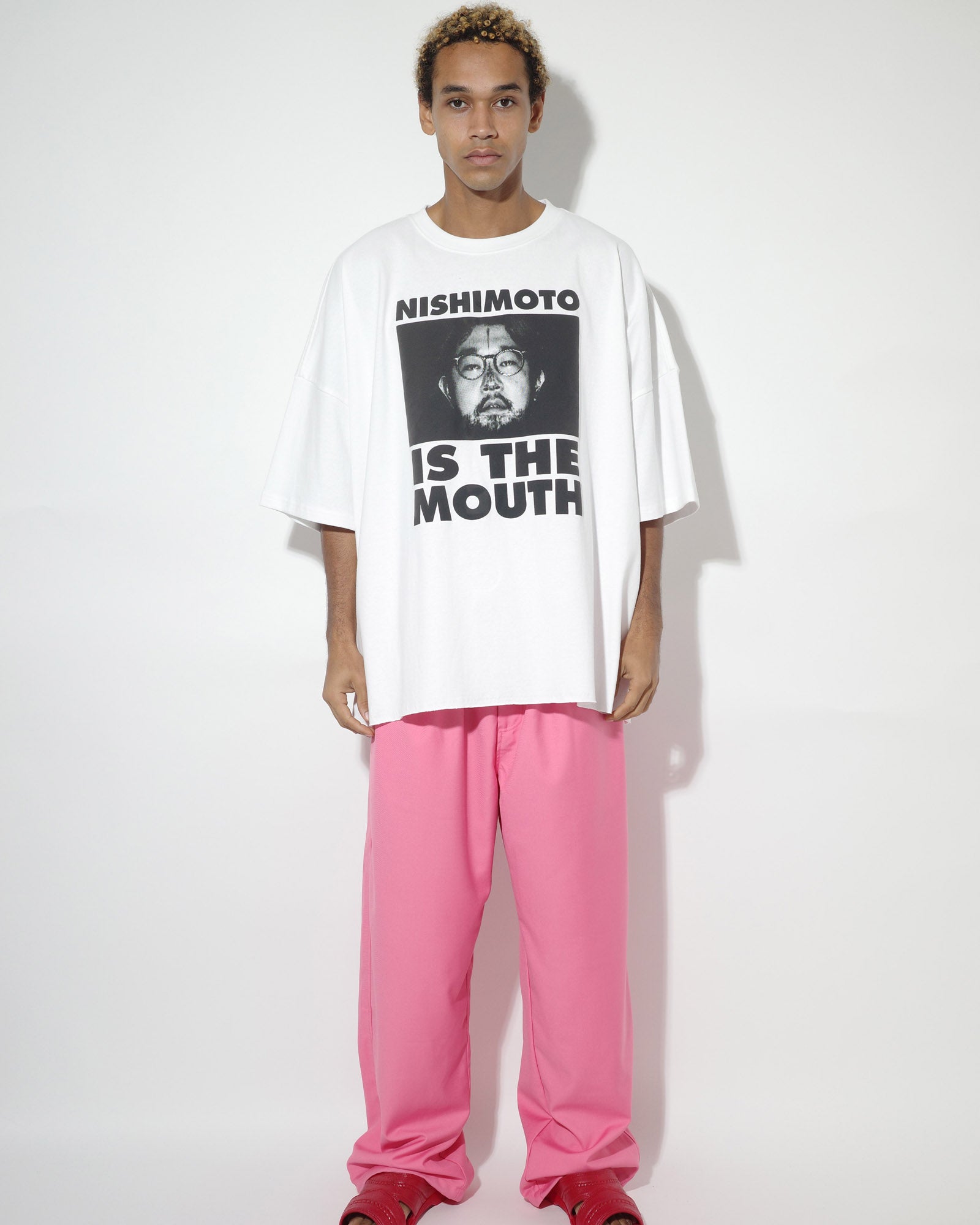 NISHIMOTO IS THE MOUTH WIDE S/S TEE NIM-LWD11C WHITE