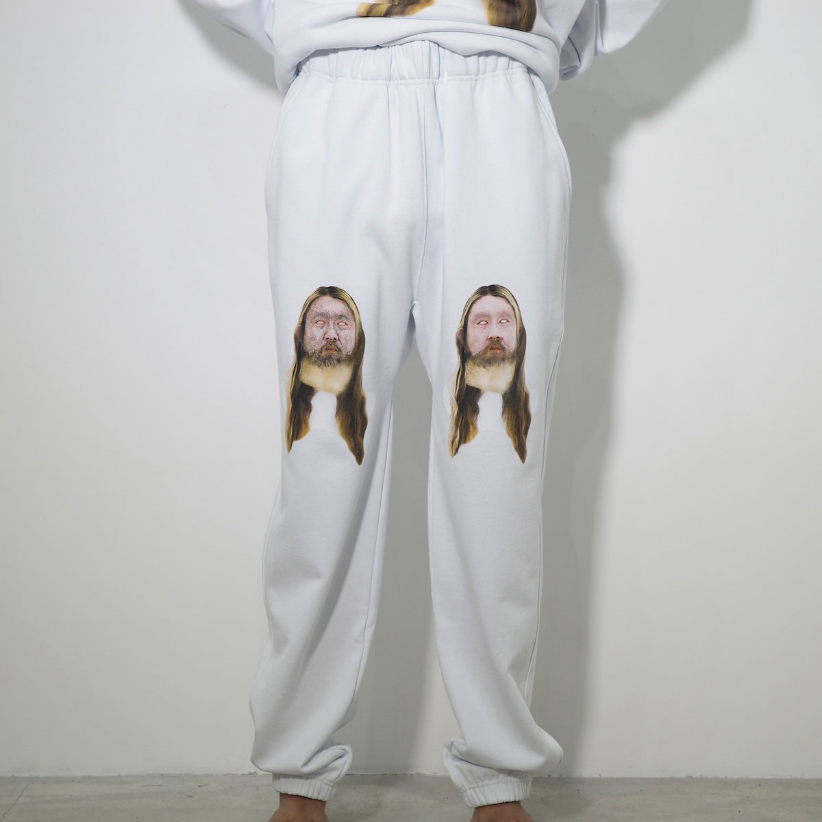 NISHIMOTO IS THE MOUTH SWEAT PANTS NIM-N05 WHITE