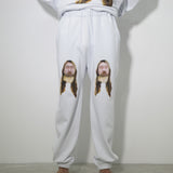 NISHIMOTO IS THE MOUTH SWEAT PANTS NIM-N05 WHITE