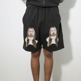 NISHIMOTO IS THE MOUTH SWEAT SHORTS NIM-N06 BLACK