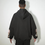 NISHIMOTO IS THE MOUTH ZIP SWEAT HOODIE NIM-N07 BLACK