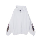 NISHIMOTO IS THE MOUTH ZIP SWEAT HOODIE NIM-N07 WHITE