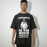 [Expected delivery around the end of January 2025] NISHIMOTO IS THE MOUTH S/S TEE NIM-N11 BLACK