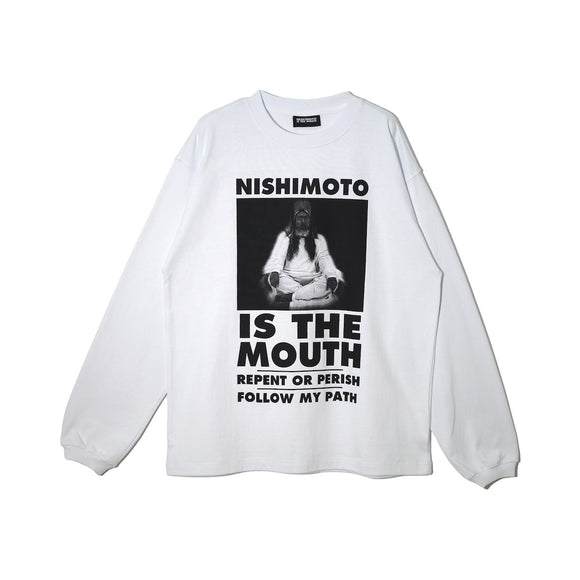 NISHIMOTO IS THE MOUTH L/S TEE NIM-N12 WHITE