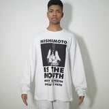 NISHIMOTO IS THE MOUTH L/S TEE NIM-N12 WHITE