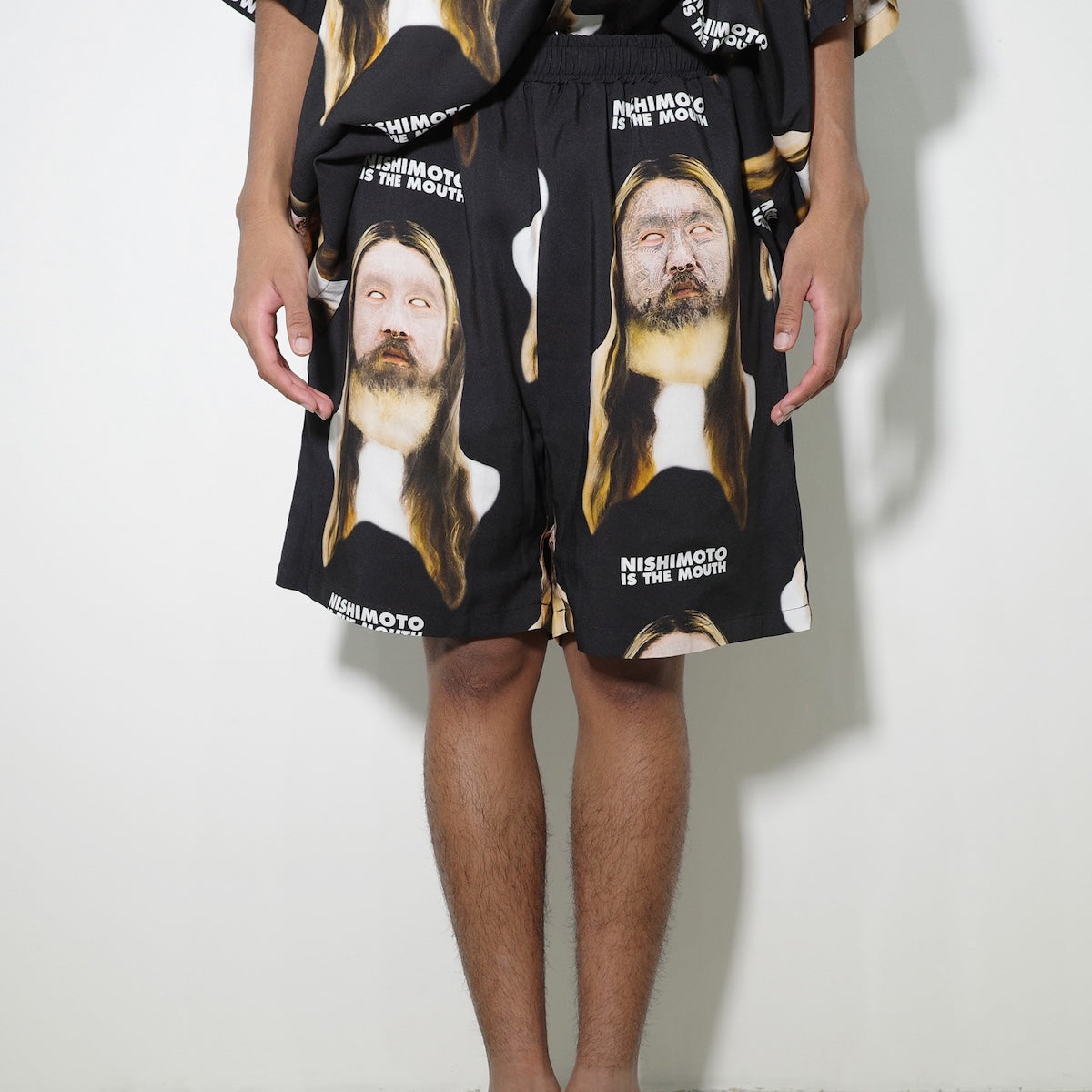 NISHIMOTO IS THE MOUTH HAWAIIAN SHIRT NIM-N1ST BLACK