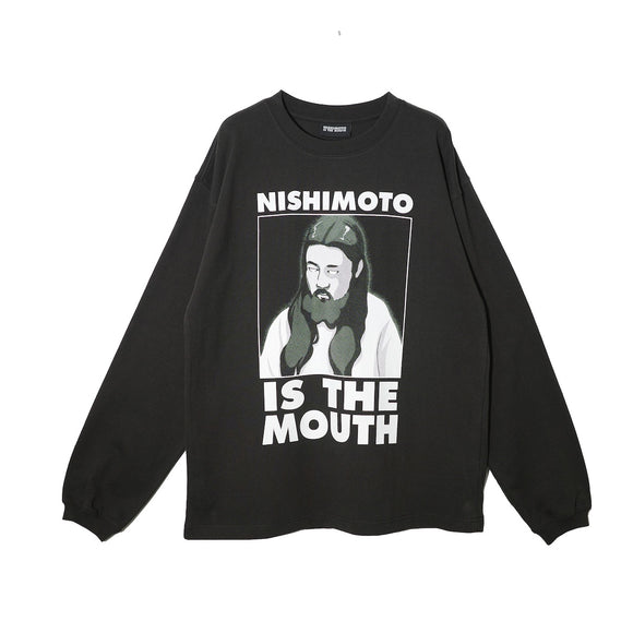 NISHIMOTO IS THE MOUTH L/S TEE NIM-N22 BLACK