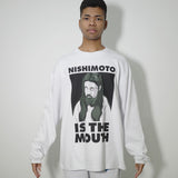 [Expected delivery around the end of January 2025] NISHIMOTO IS THE MOUTH L/S TEE NIM-N22 WHITE