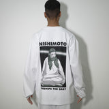 [Expected delivery around the end of January 2025] NISHIMOTO IS THE MOUTH L/S TEE NIM-N22 WHITE