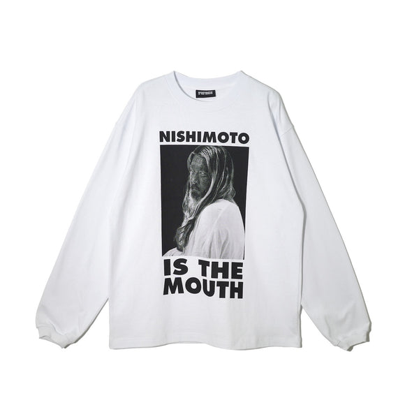 NISHIMOTO IS THE MOUTH L/S TEE NIM-N32 WHITE