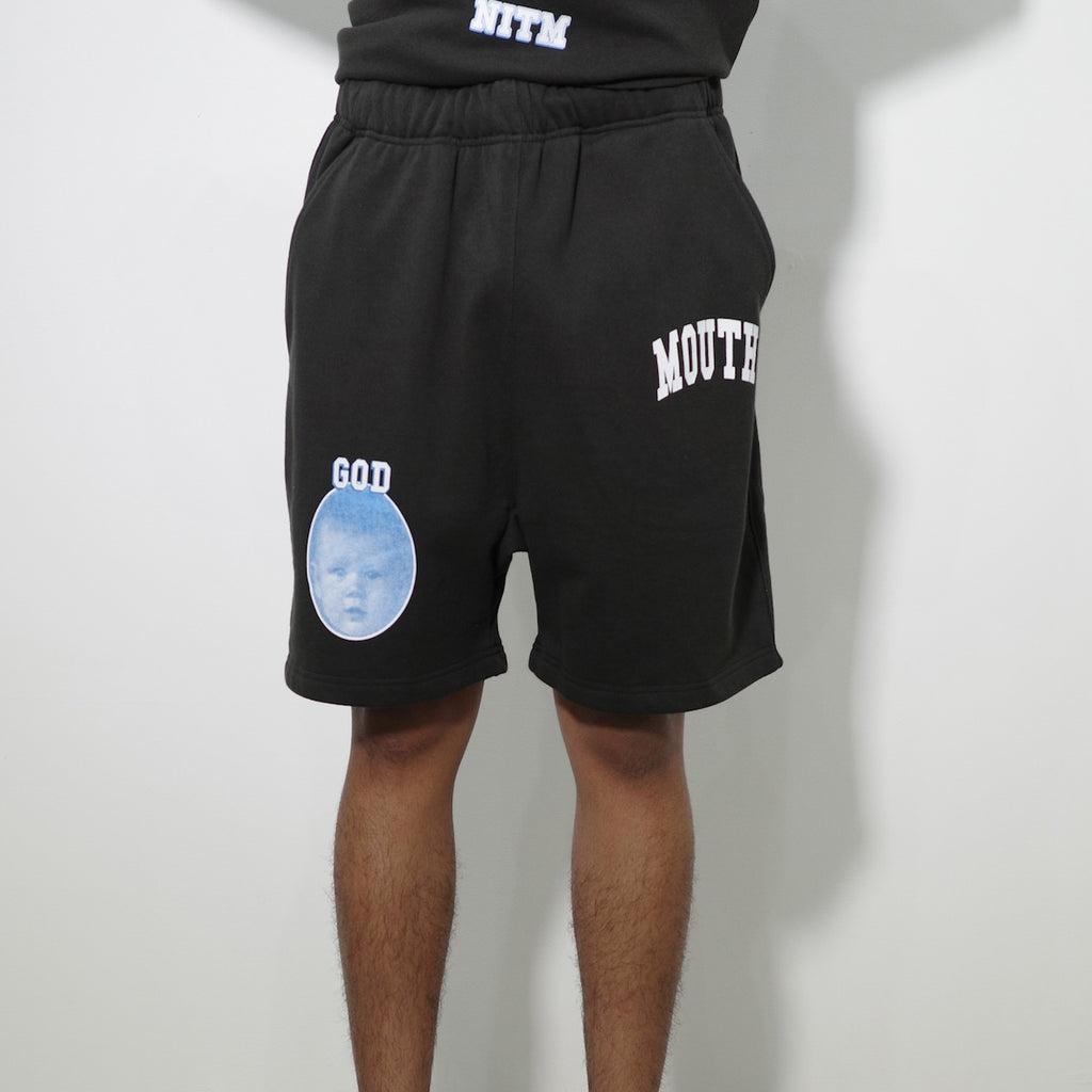 [Expected delivery around the end of January 2025] NISHIMOTO IS THE MOUTH SWEAT SHORTS NIM-N96 BLACK