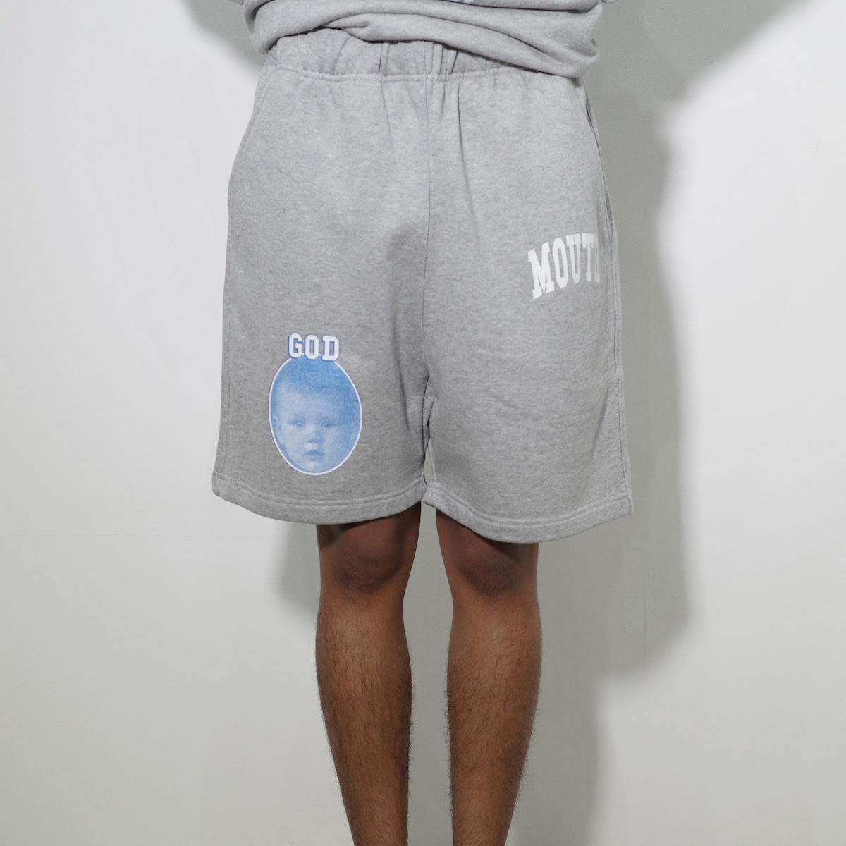 NISHIMOTO IS THE MOUTH SWEAT SHORTS NIM-N96 GRAY
