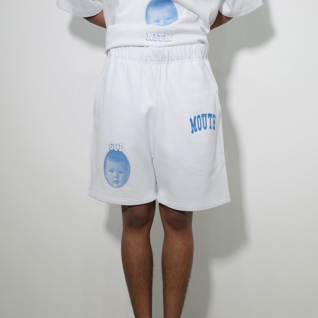 [Expected delivery around the end of January 2025] NISHIMOTO IS THE MOUTH SWEAT SHORTS NIM-N96 WHITE