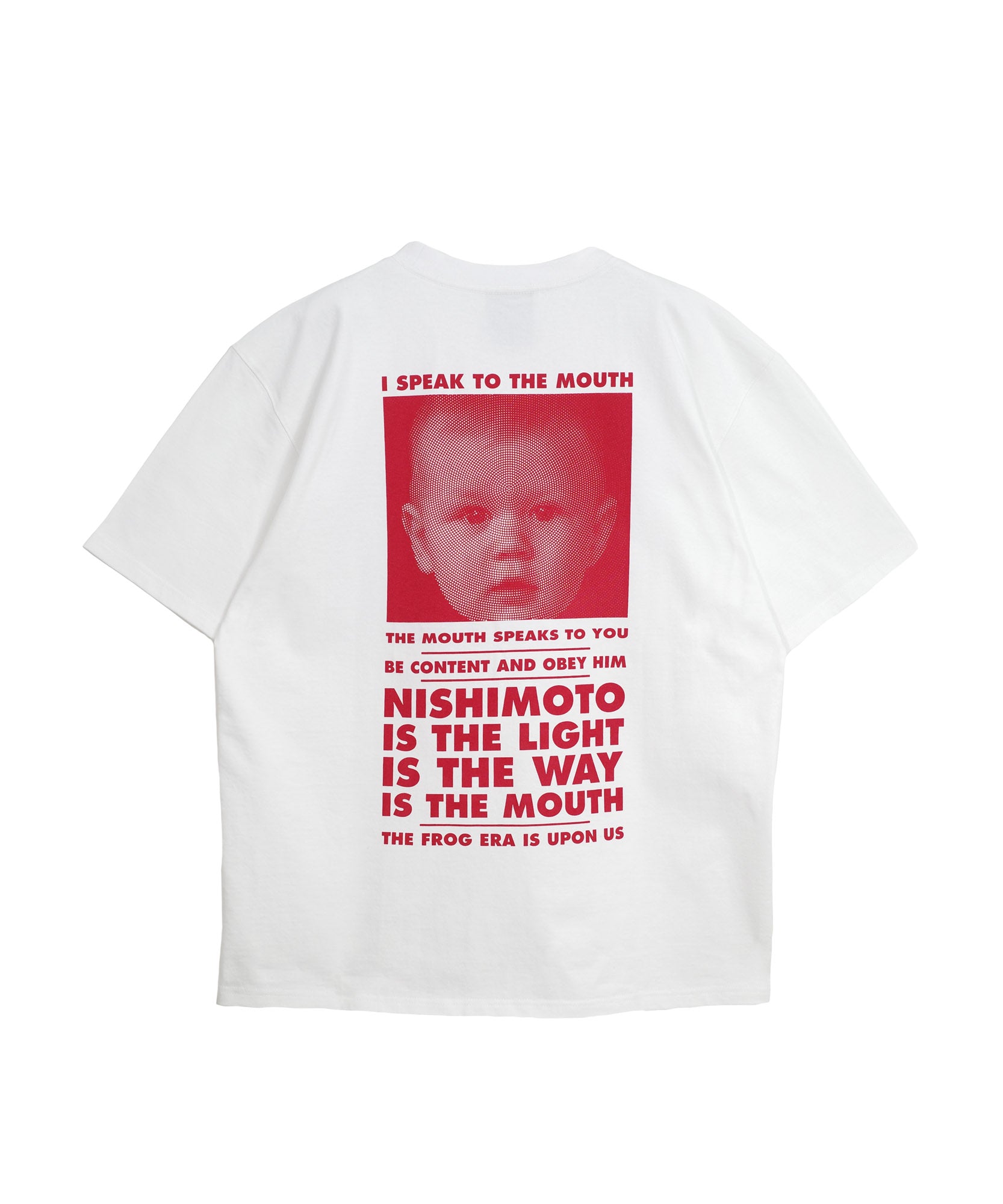 NISHIMOTO IS THE MOUTH S/S TEE NIM-SP01C WHITE/RED