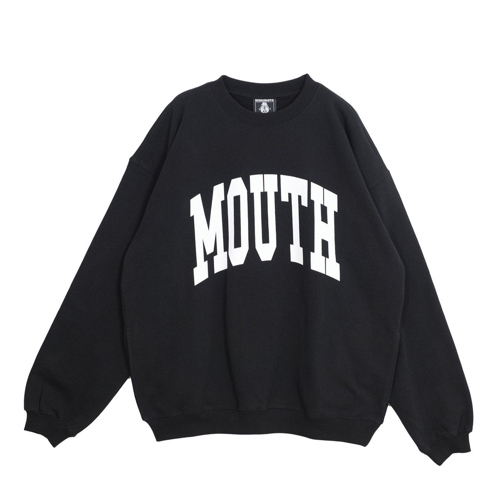 NISHIMOTO IS THE MOUTH SWEATSHIRT NIM-SP24 BLACK