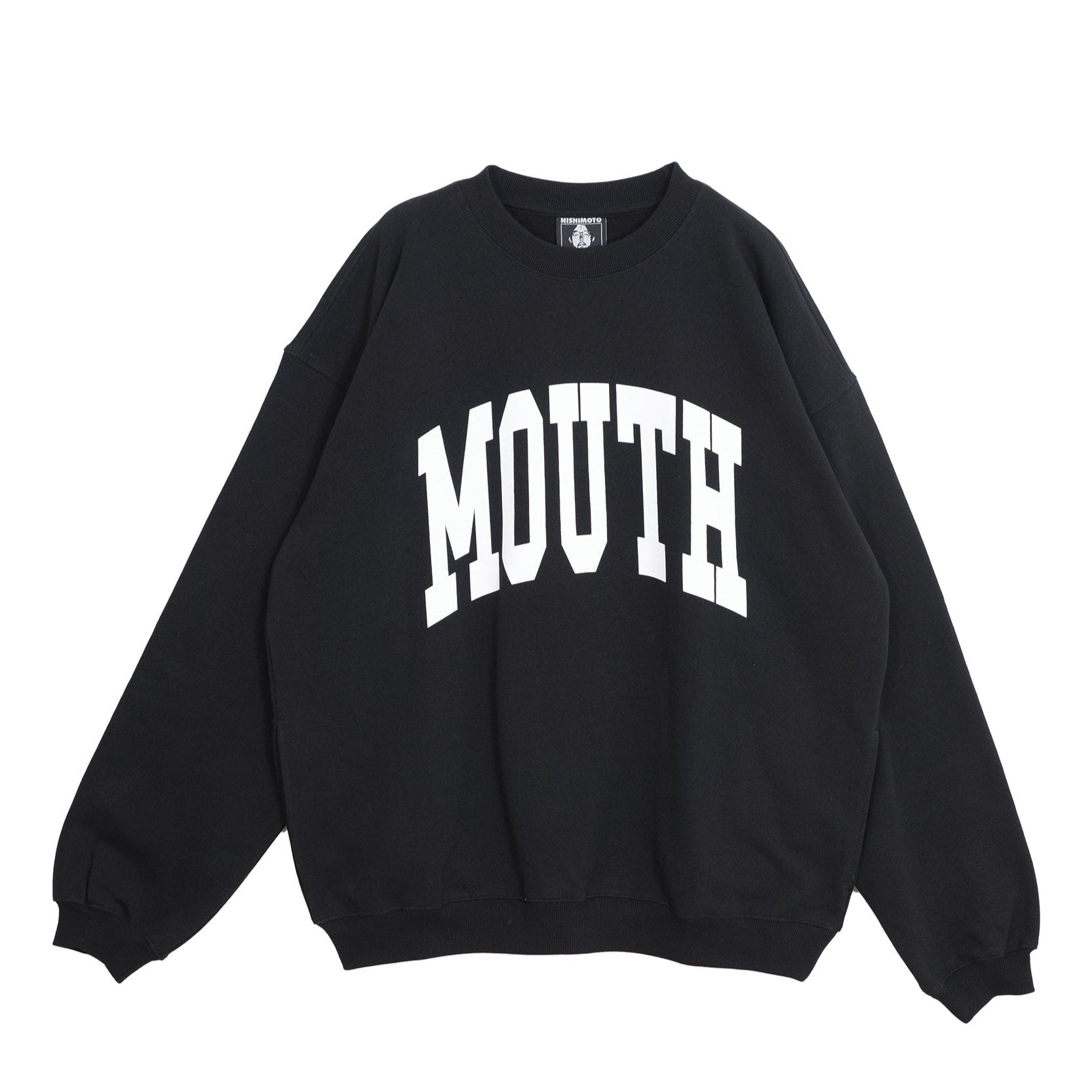NISHIMOTO IS THE MOUTH SWEATSHIRT NIM-SP24 BLACK