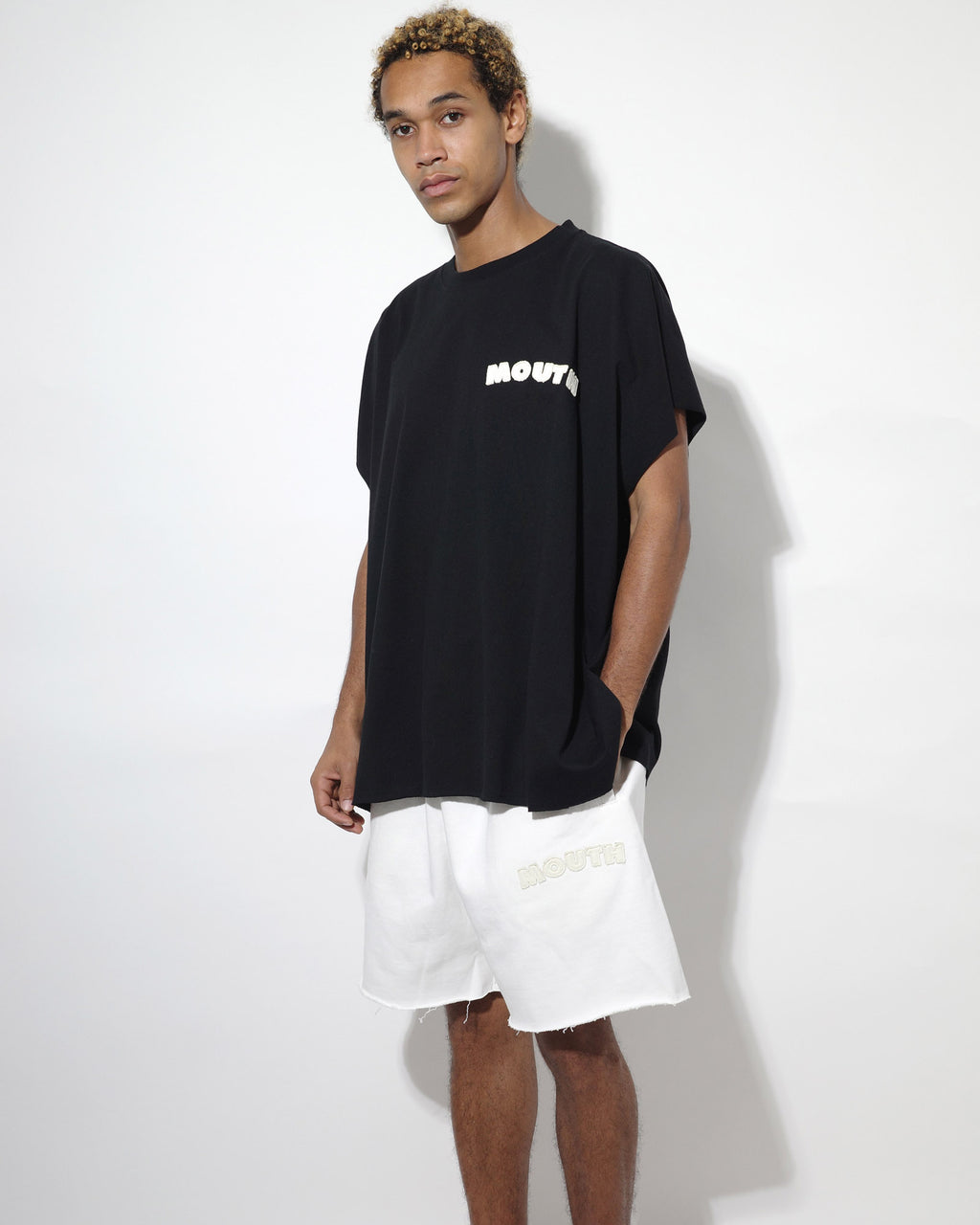 NISHIMOTO IS THE MOUTH WIDE N/S TEE NIM-SPWD00W BLACK