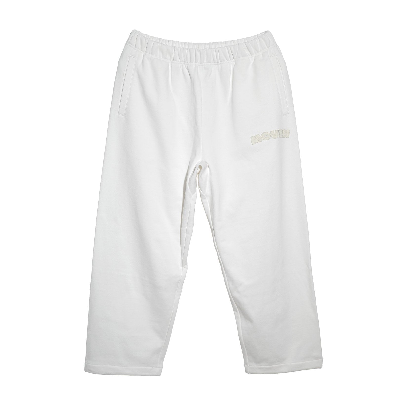 NISHIMOTO IS THE MOUTH WIDE SWEAT PANTS NIM-SPWD08W WHITE