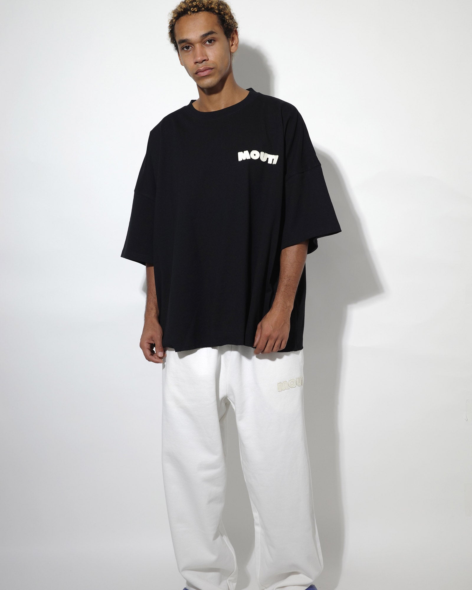 NISHIMOTO IS THE MOUTH WIDE SWEAT PANTS NIM-SPWD08W WHITE