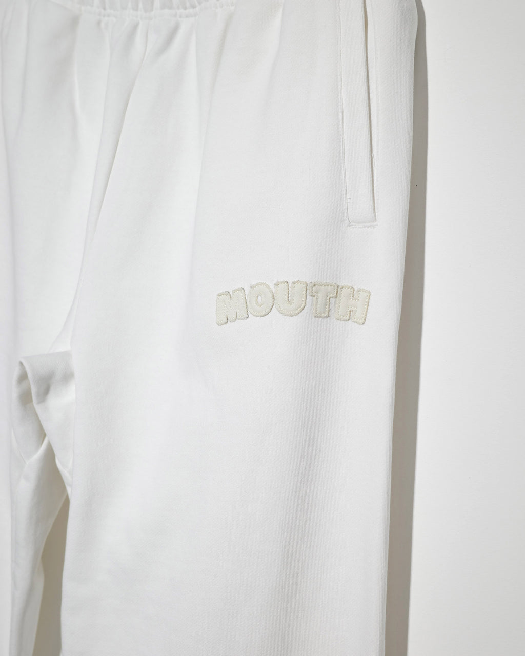 NISHIMOTO IS THE MOUTH WIDE SWEAT PANTS NIM-SPWD08W WHITE