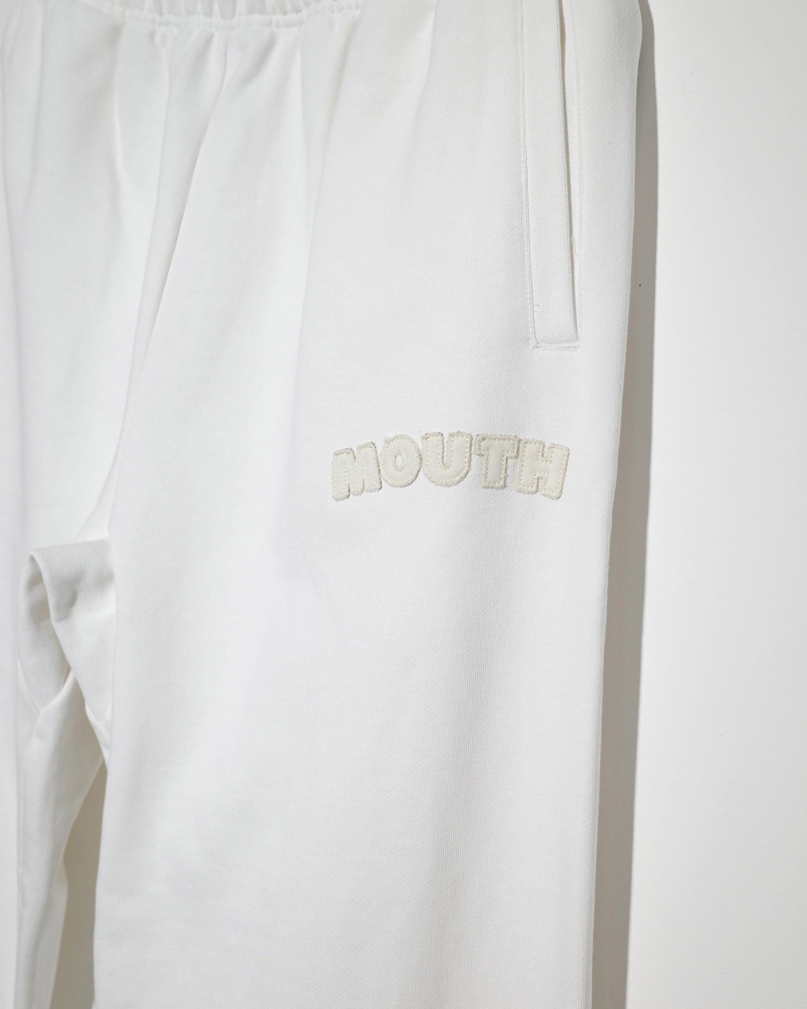 NISHIMOTO IS THE MOUTH WIDE SWEAT PANTS NIM-SPWD08W WHITE