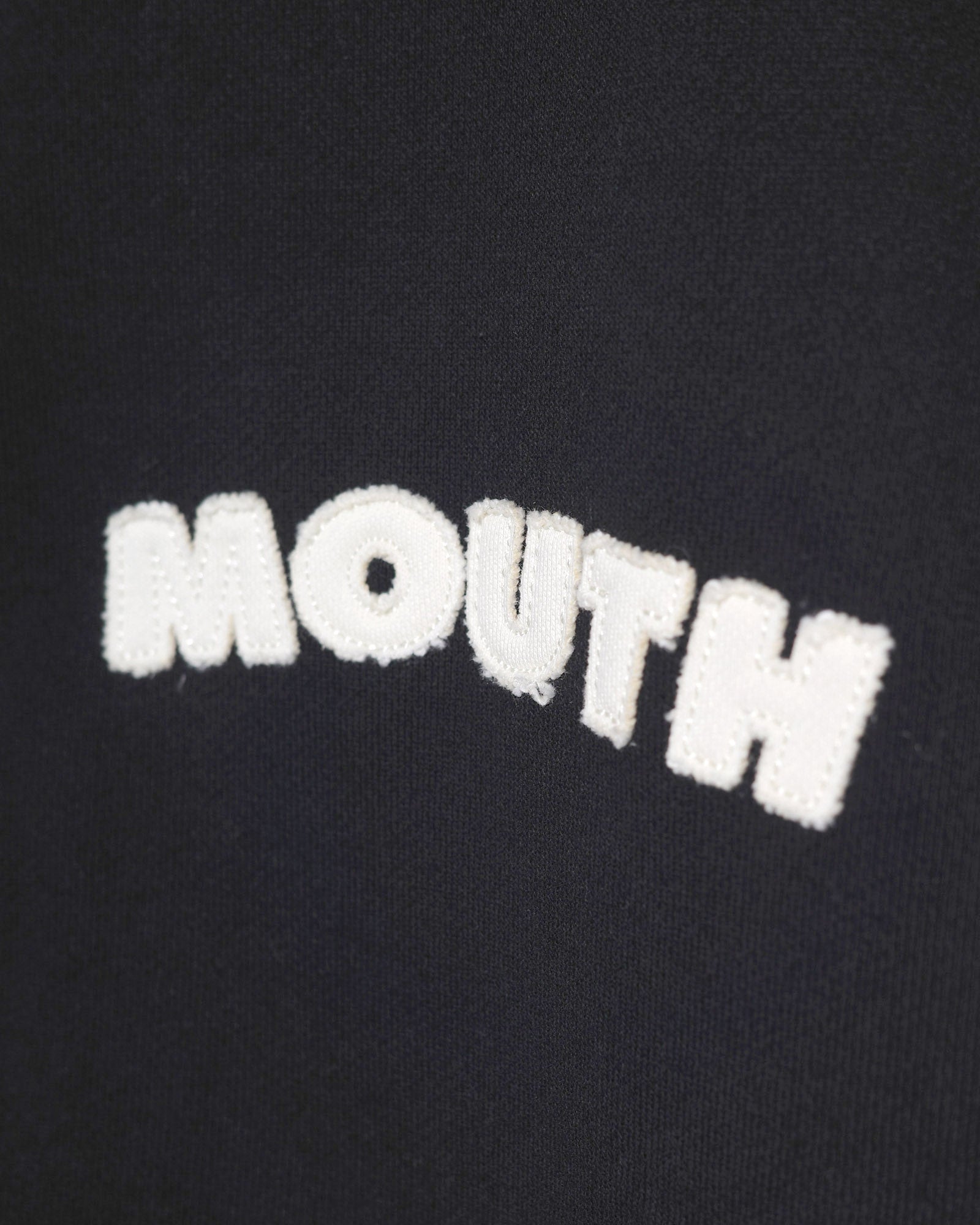 NISHIMOTO IS THE MOUTH WIDE ZIP N/S SWEAT HOODIE NIM-SPWD10W BLACK