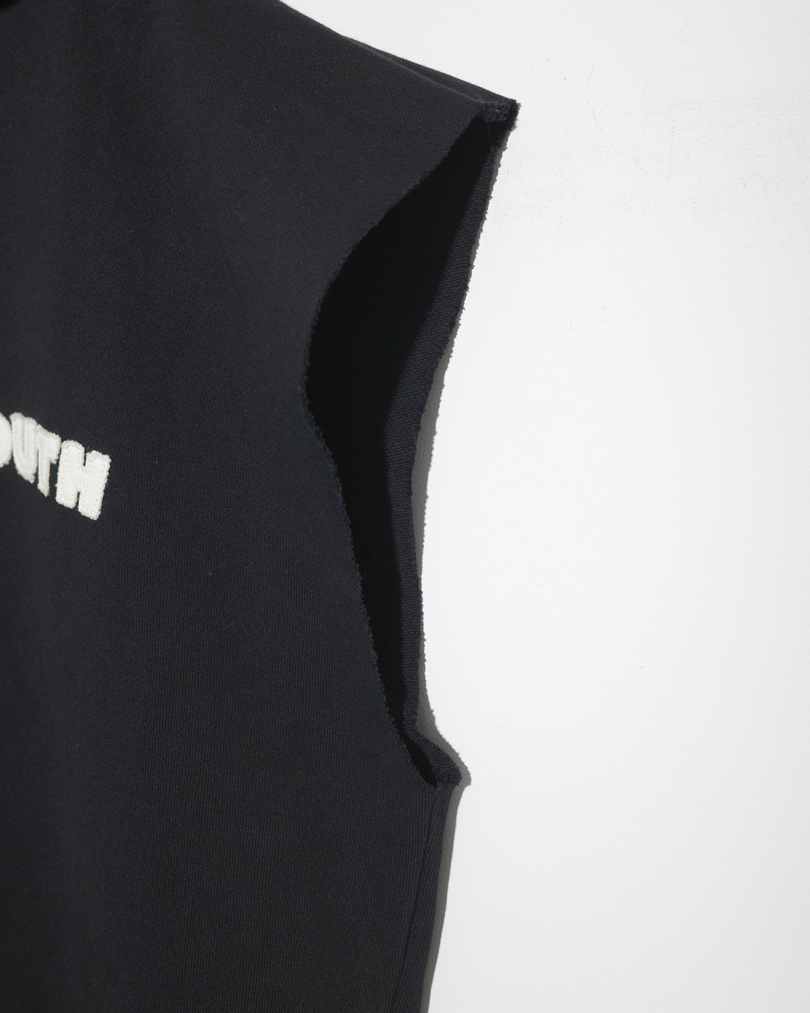 NISHIMOTO IS THE MOUTH WIDE ZIP N/S SWEAT HOODIE NIM-SPWD10W BLACK