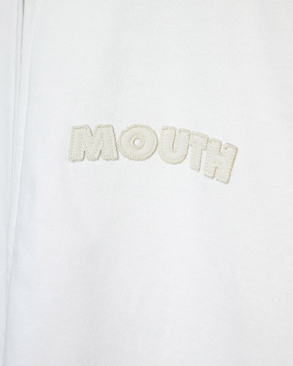 NISHIMOTO IS THE MOUTH WIDE ZIP N/S SWEAT HOODIE NIM-SPWD10W WHITE