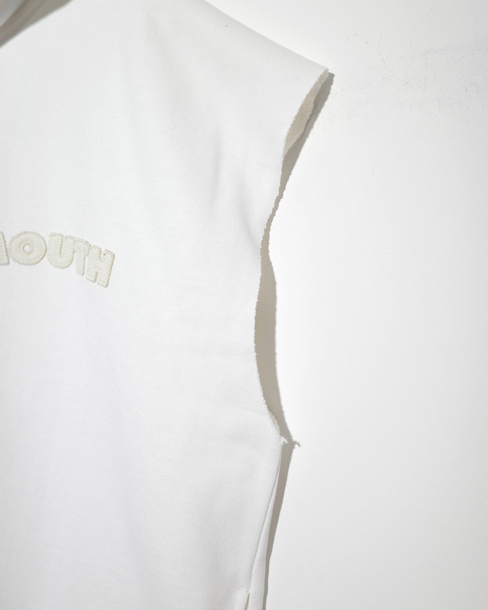 NISHIMOTO IS THE MOUTH WIDE ZIP N/S SWEAT HOODIE NIM-SPWD10W WHITE