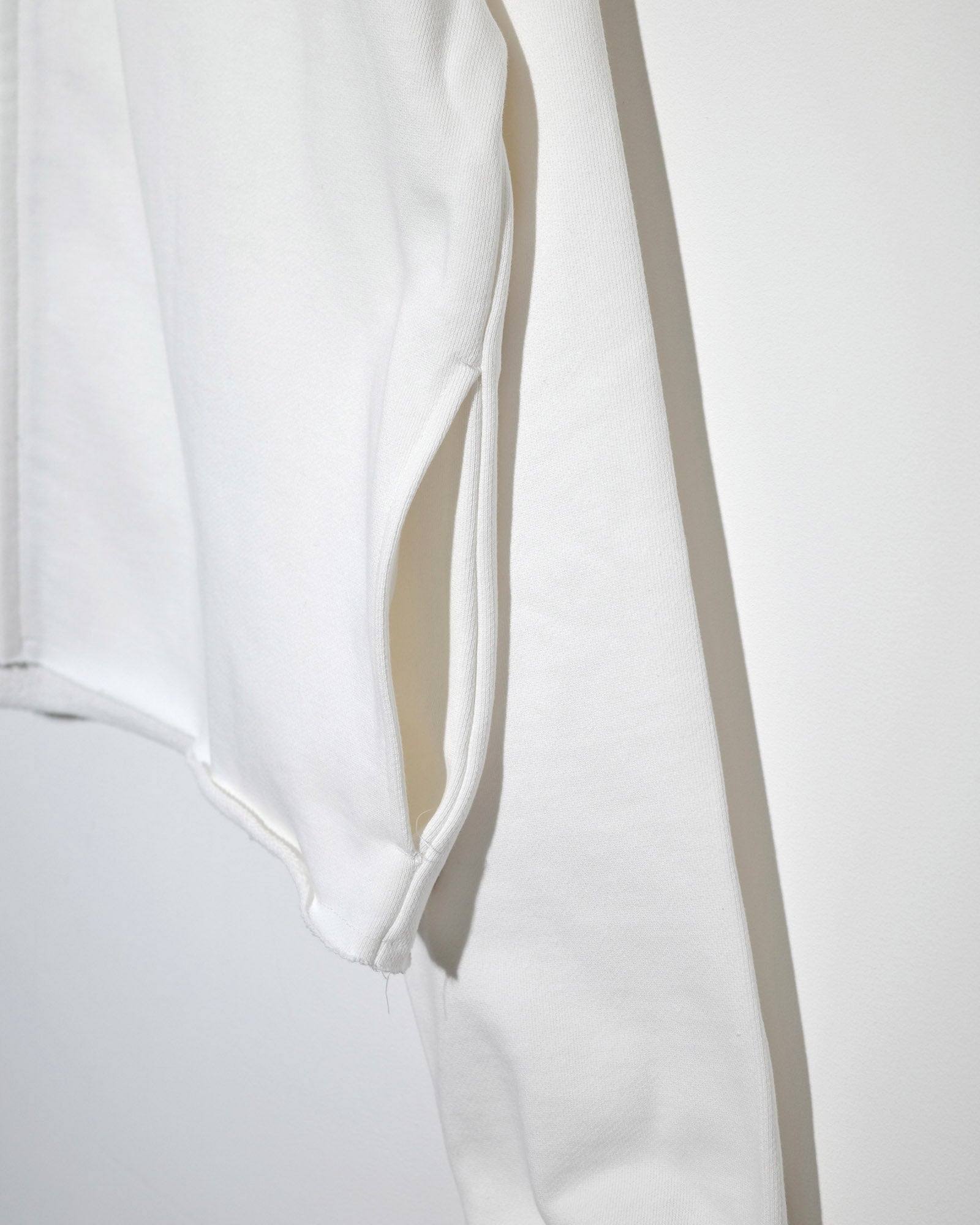 NISHIMOTO IS THE MOUTH WIDE ZIP SWEAT HOODIE NIM-SPWD11W WHITE