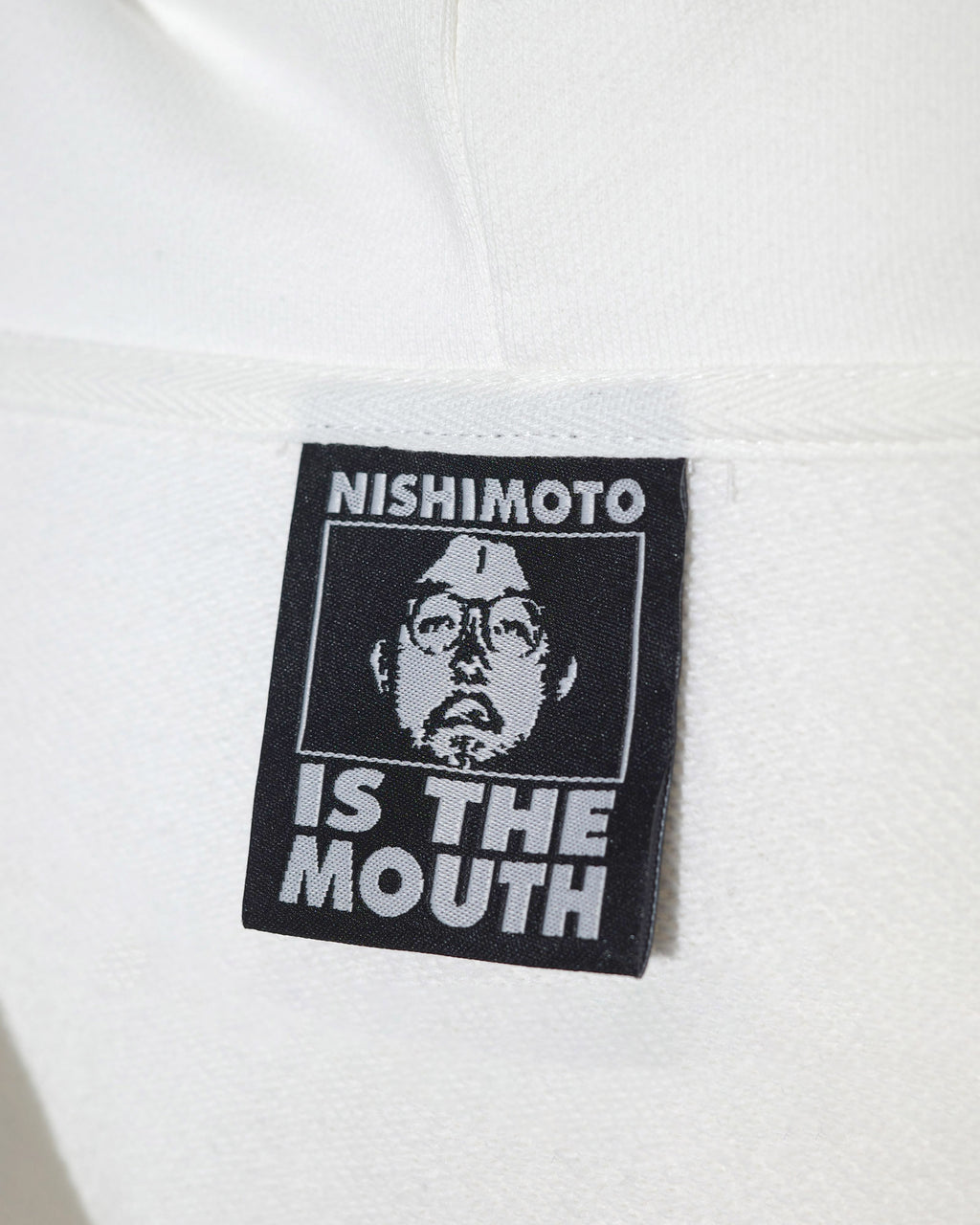NISHIMOTO IS THE MOUTH WIDE ZIP SWEAT HOODIE NIM-SPWD11W WHITE