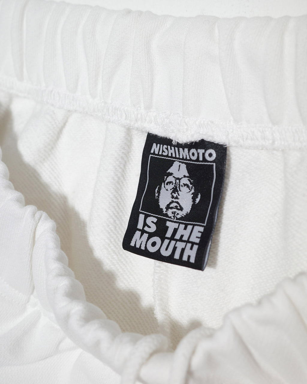 NISHIMOTO IS THE MOUTH  WIDE SWEAT SHORTS NIM-SPWD12W WHITE