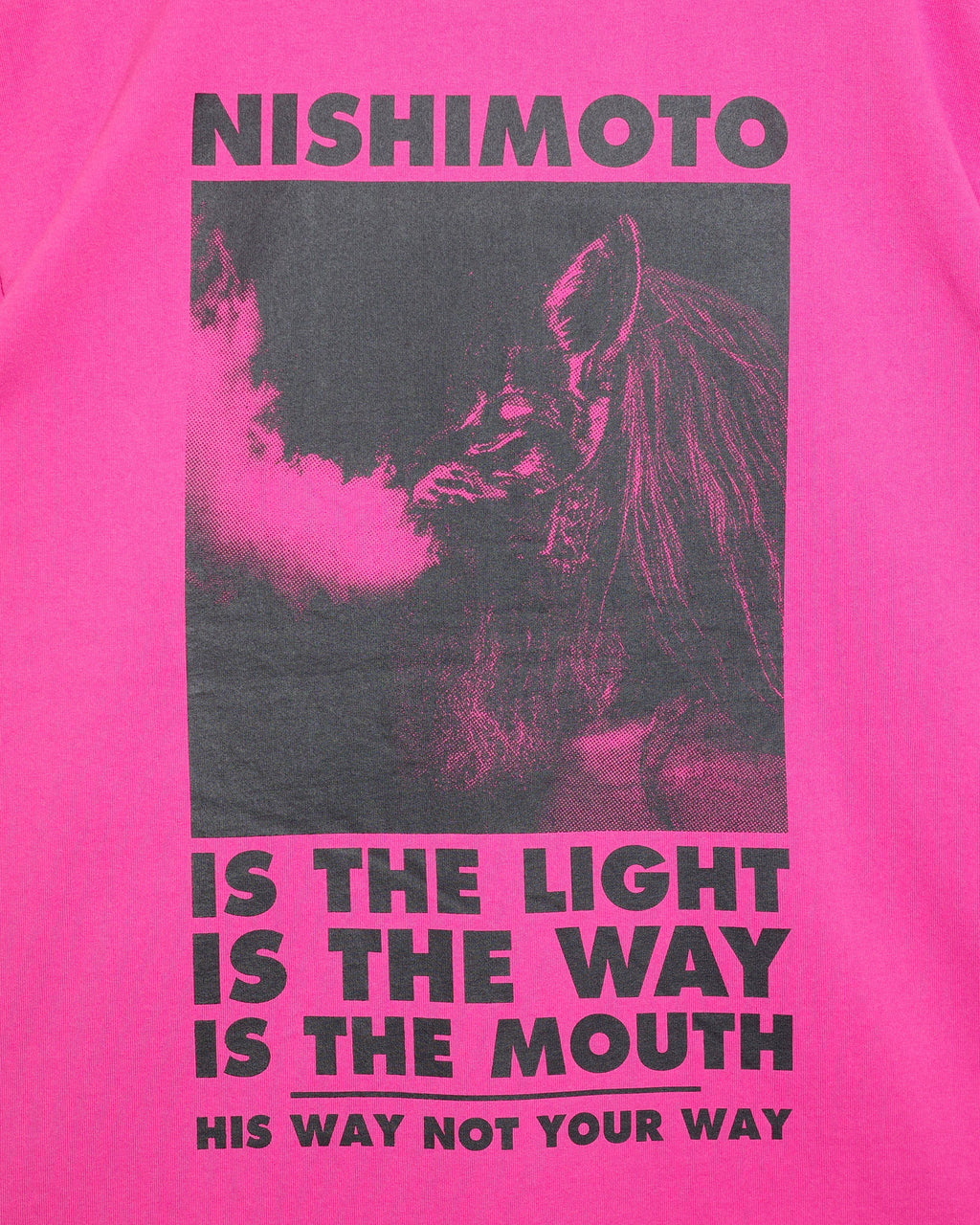 NISHIMOTO IS THE MOUTH S/S TEE NIM-T11 SH PINK