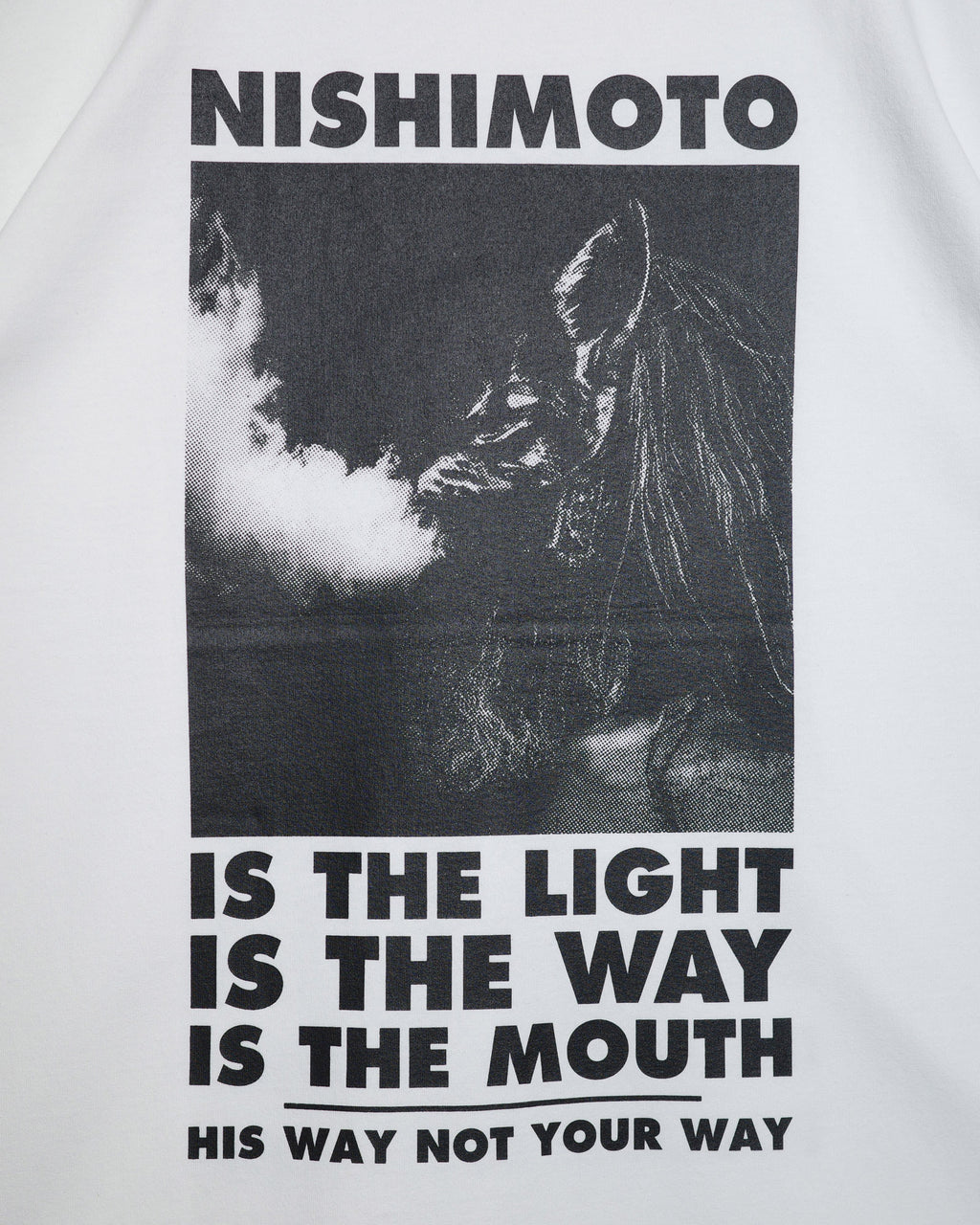 NISHIMOTO IS THE MOUTH S/S TEE NIM-T11 WHITE