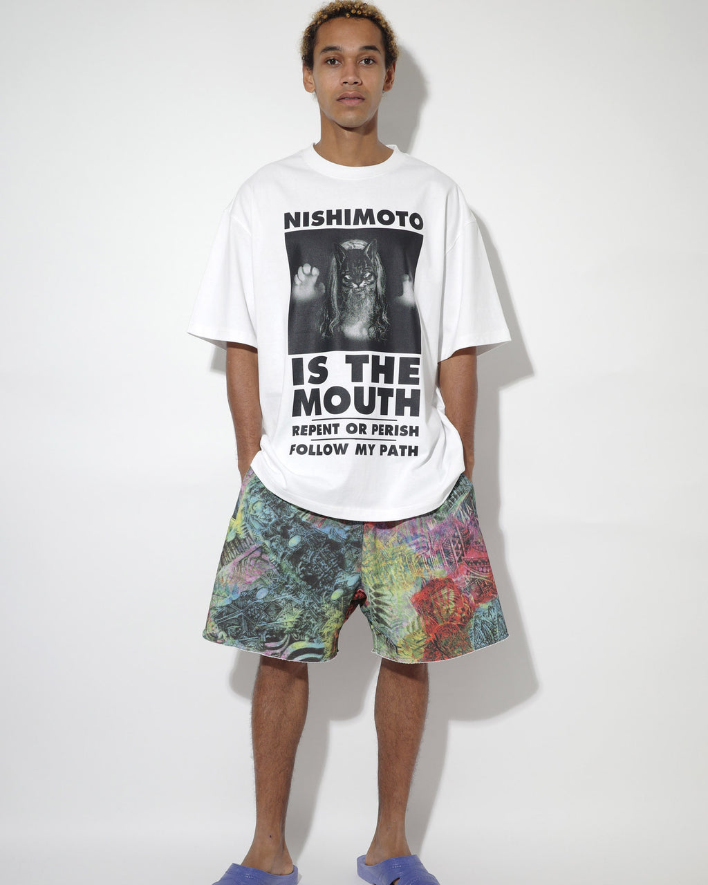 NISHIMOTO IS THE MOUTH S/S TEE NIM-T11 WHITE